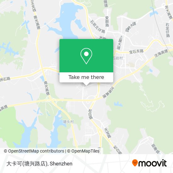 大卡可(塘兴路店) map