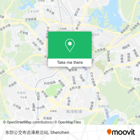 东部公交布吉康桥总站 map