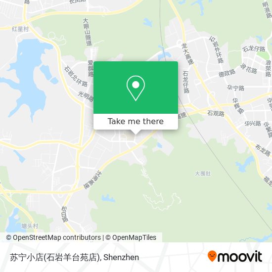苏宁小店(石岩羊台苑店) map