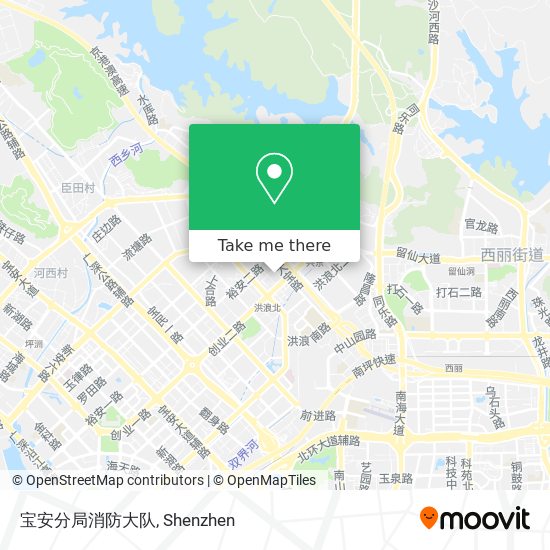 宝安分局消防大队 map