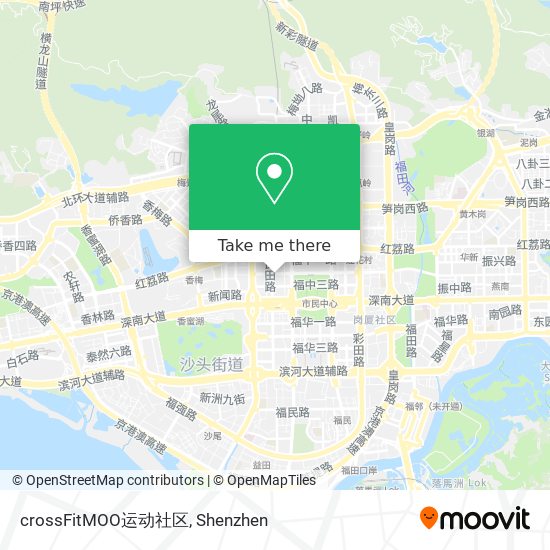crossFitMOO运动社区 map