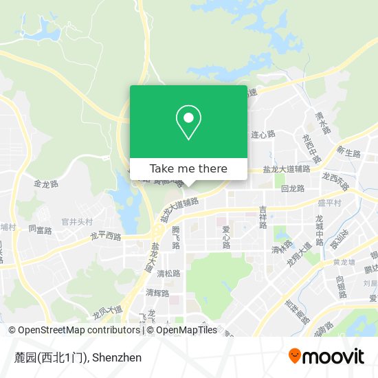 麓园(西北1门) map