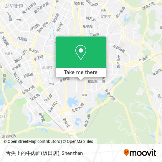 舌尖上的牛肉面(坂田店) map