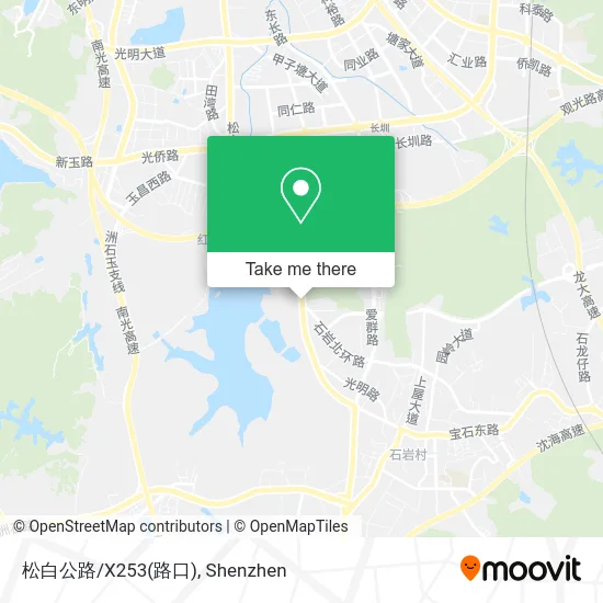 松白公路/X253(路口) map