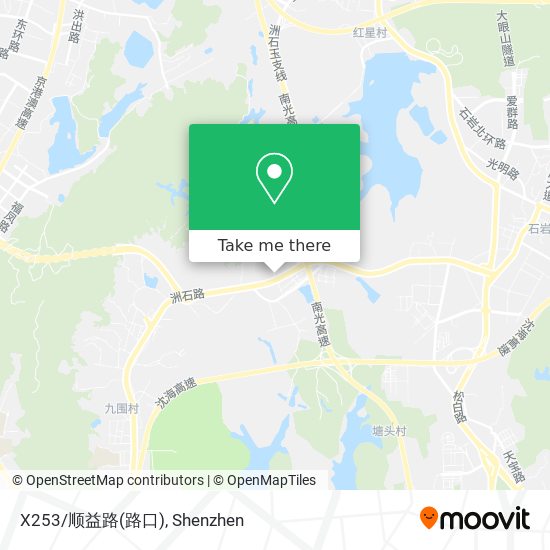 X253/顺益路(路口) map