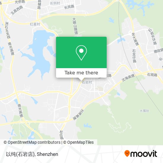 以纯(石岩店) map