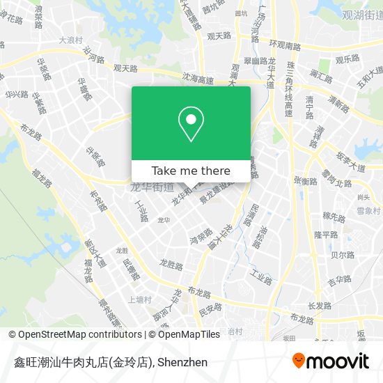 鑫旺潮汕牛肉丸店(金玲店) map