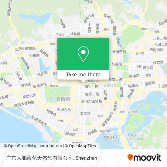 广东大鹏液化天然气有限公司 map