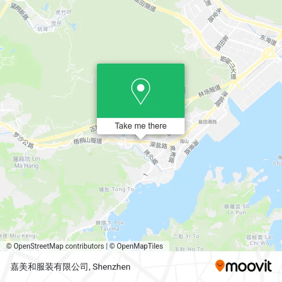 嘉美和服装有限公司 map