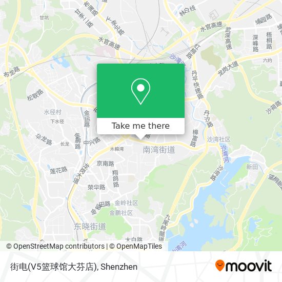 街电(V5篮球馆大芬店) map
