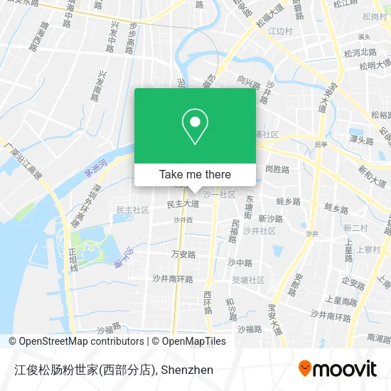 江俊松肠粉世家(西部分店) map