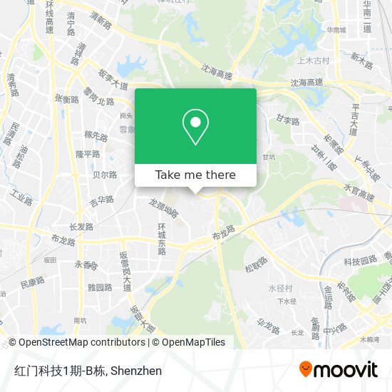 红门科技1期-B栋 map