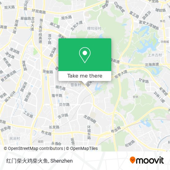 红门柴火鸡柴火鱼 map