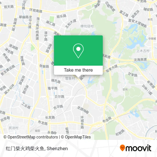 红门柴火鸡柴火鱼 map