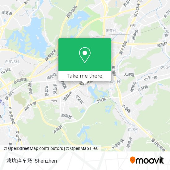 塘坑停车场 map