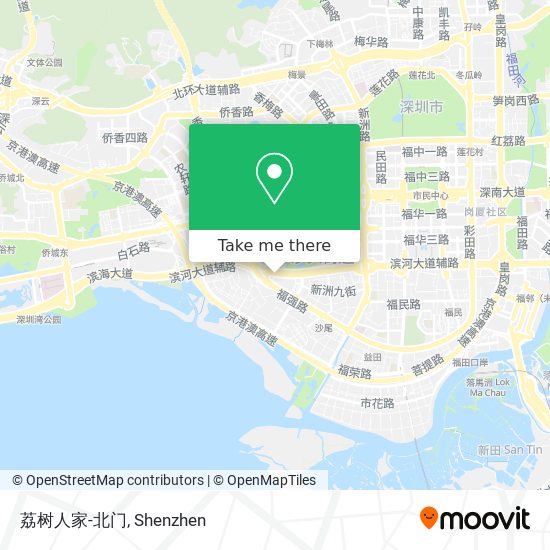 荔树人家-北门 map