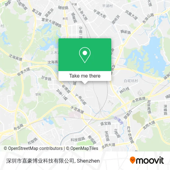 深圳市嘉豪博业科技有限公司 map
