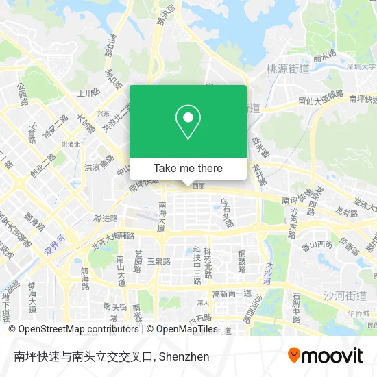 南坪快速与南头立交交叉口 map