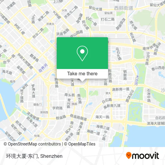 环境大厦-东门 map