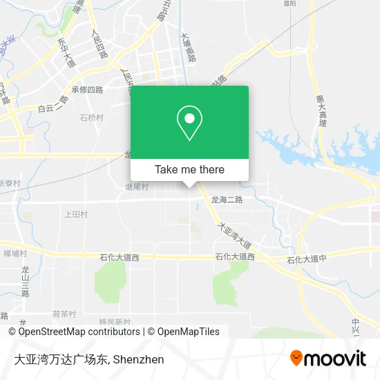 大亚湾万达广场东 map