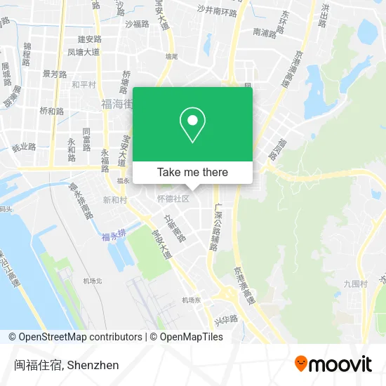 闽福住宿 map