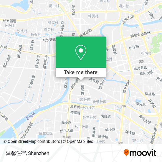 温馨住宿 map