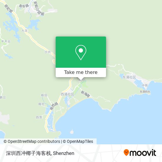 深圳西冲椰子海客栈 map