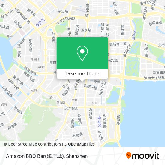 Amazon BBQ Bar(海岸城) map