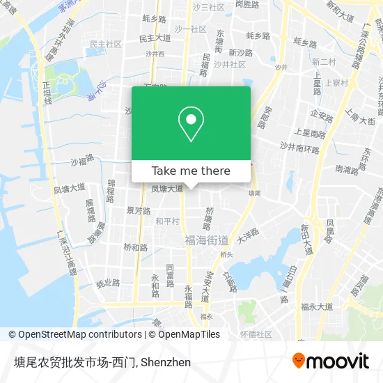 塘尾农贸批发市场-西门 map