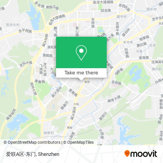 爱联A区-东门 map