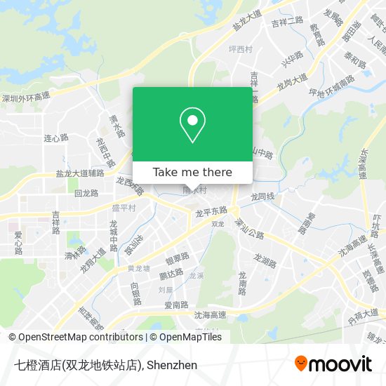 七橙酒店(双龙地铁站店) map