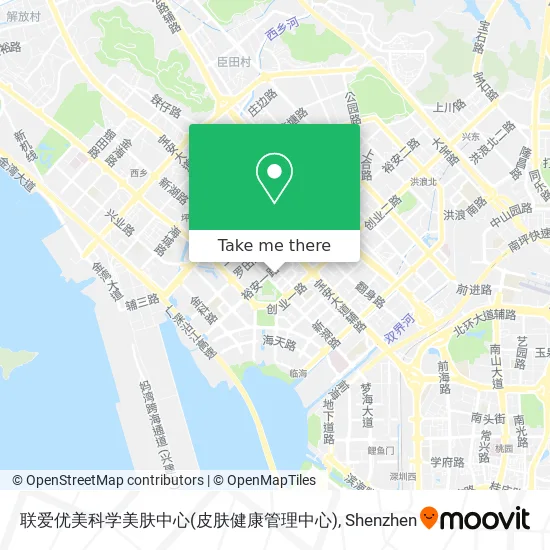 联爱优美科学美肤中心(皮肤健康管理中心) map