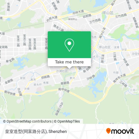 皇室造型(同富路分店) map