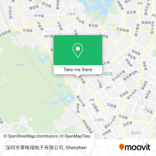 深圳市赛格瑞电子有限公司 map