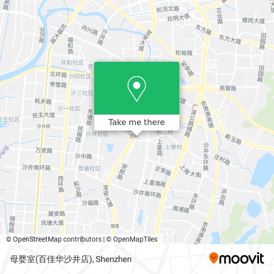 母婴室(百佳华沙井店) map