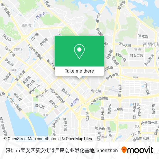 深圳市宝安区新安街道居民创业孵化基地 map