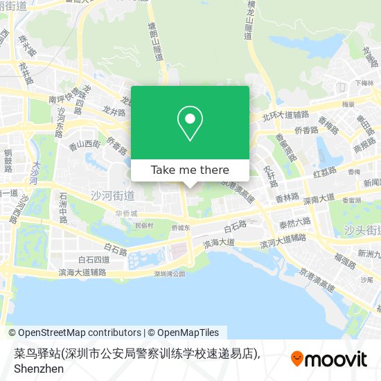 菜鸟驿站(深圳市公安局警察训练学校速递易店) map
