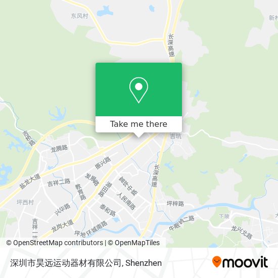 深圳市昊远运动器材有限公司 map