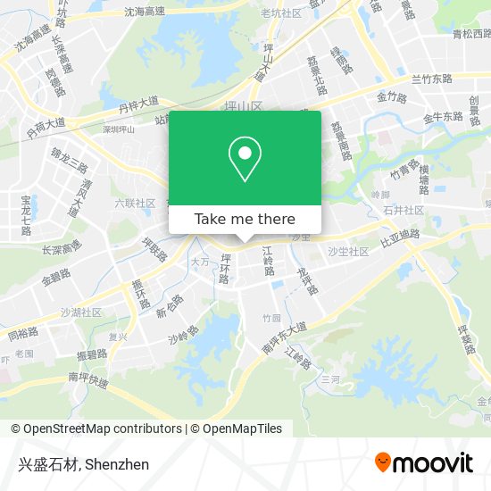 兴盛石材 map