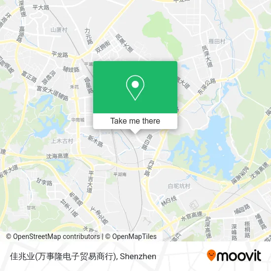 佳兆业(万事隆电子贸易商行) map