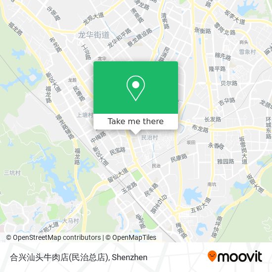 合兴汕头牛肉店(民治总店) map