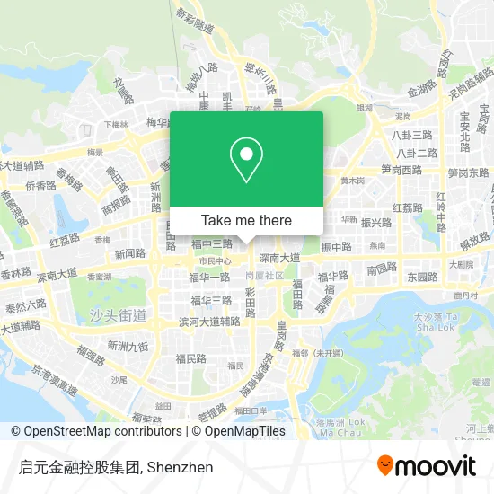 启元金融控股集团 map