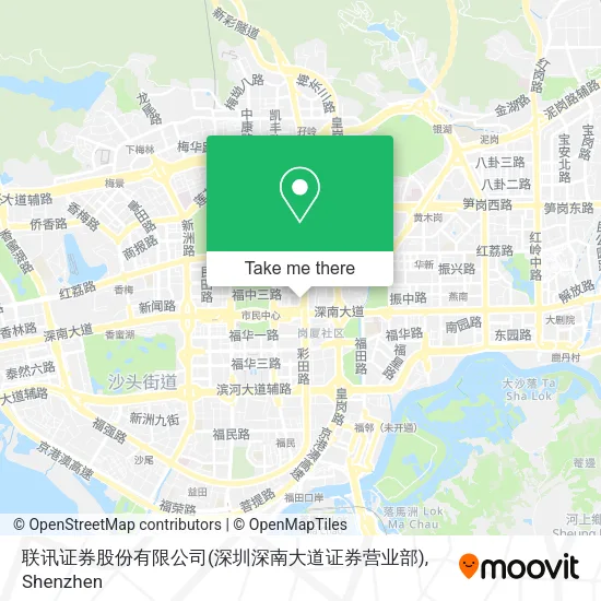 联讯证券股份有限公司(深圳深南大道证券营业部) map