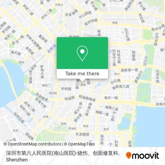 深圳市第六人民医院(南山医院)-烧伤、创面修复科 map