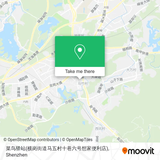 菜鸟驿站(横岗街道马五村十巷六号想家便利店) map