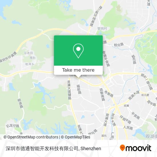 深圳市德通智能开发科技有限公司 map