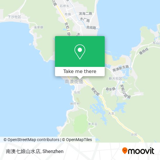 南澳七娘山水店 map