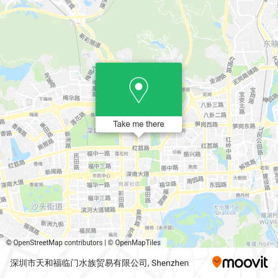 深圳市天和福临门水族贸易有限公司 map