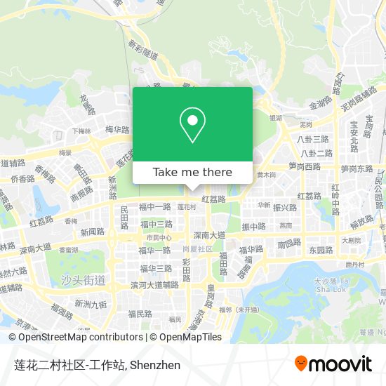 莲花二村社区-工作站 map