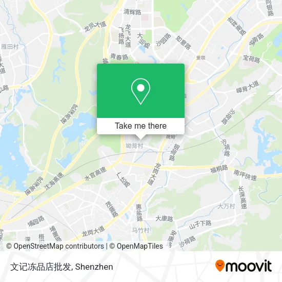 文记冻品店批发 map